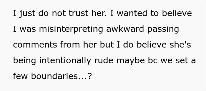 Woman Asks The Internet For Help Calling Out Her MIL’s “Unhinged Mean Girl Behavior” Woman Asks The Internet For Help Calling Out Her MIL’s “Unhinged Mean Girl Behavior”