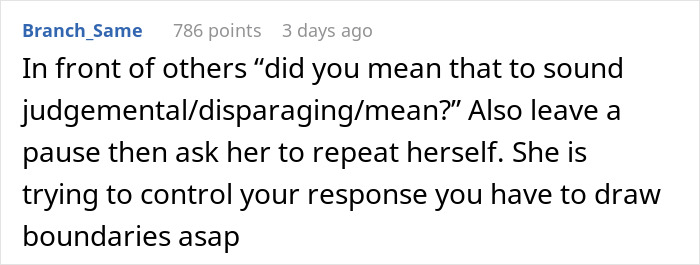 Woman Asks The Internet For Help Calling Out Her MIL’s “Unhinged Mean Girl Behavior” Woman Asks The Internet For Help Calling Out Her MIL’s “Unhinged Mean Girl Behavior”