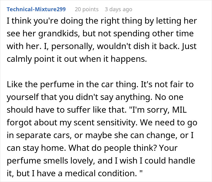Woman Asks The Internet For Help Calling Out Her MIL’s “Unhinged Mean Girl Behavior” Woman Asks The Internet For Help Calling Out Her MIL’s “Unhinged Mean Girl Behavior”
