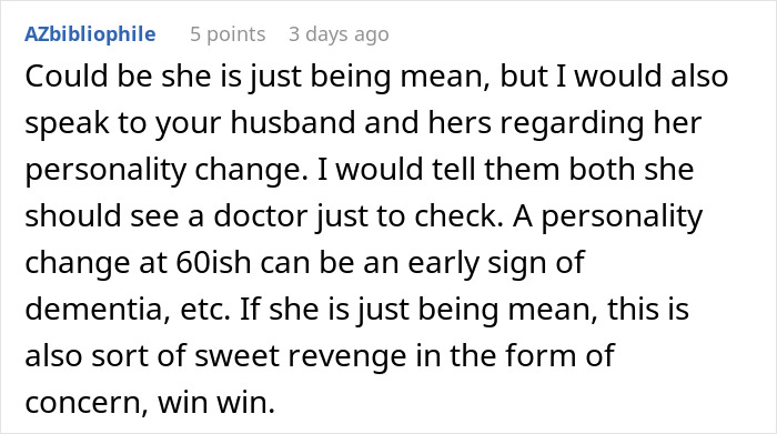Woman Asks The Internet For Help Calling Out Her MIL’s “Unhinged Mean Girl Behavior” Woman Asks The Internet For Help Calling Out Her MIL’s “Unhinged Mean Girl Behavior”