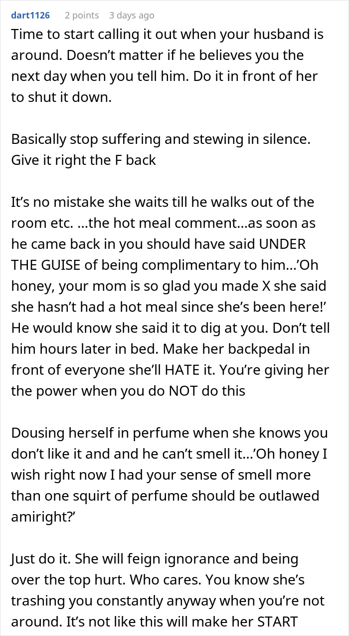 Woman Asks The Internet For Help Calling Out Her MIL’s “Unhinged Mean Girl Behavior” Woman Asks The Internet For Help Calling Out Her MIL’s “Unhinged Mean Girl Behavior”