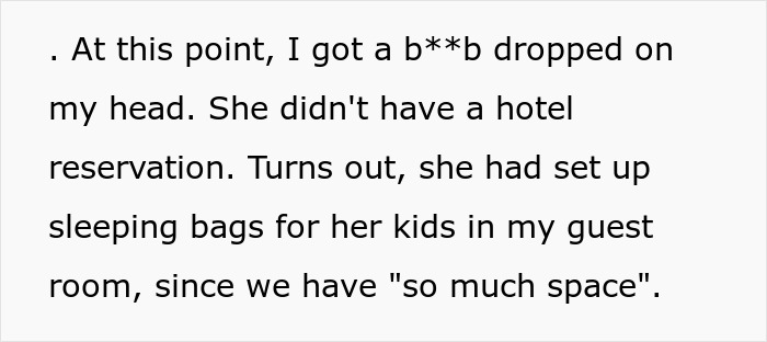 Single Mom Tries To Take Over Stranger’s Guest Room Because They’re “Rich And Have A Lot Of Space”
