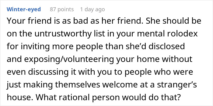 Single Mom Tries To Take Over Stranger’s Guest Room Because They’re “Rich And Have A Lot Of Space”