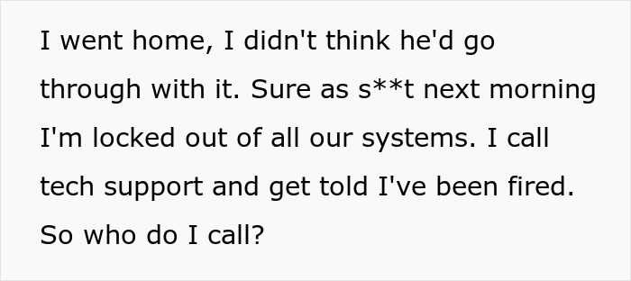 Man Goes From Fired To Promoted In A Matter Of Weeks After Corrupt Boss Tries To Get Rid Of Him