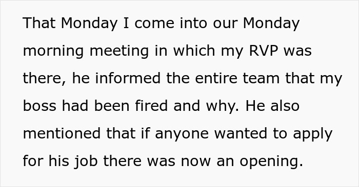 Man Goes From Fired To Promoted In A Matter Of Weeks After Corrupt Boss Tries To Get Rid Of Him