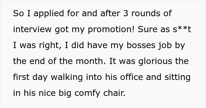 Man Goes From Fired To Promoted In A Matter Of Weeks After Corrupt Boss Tries To Get Rid Of Him