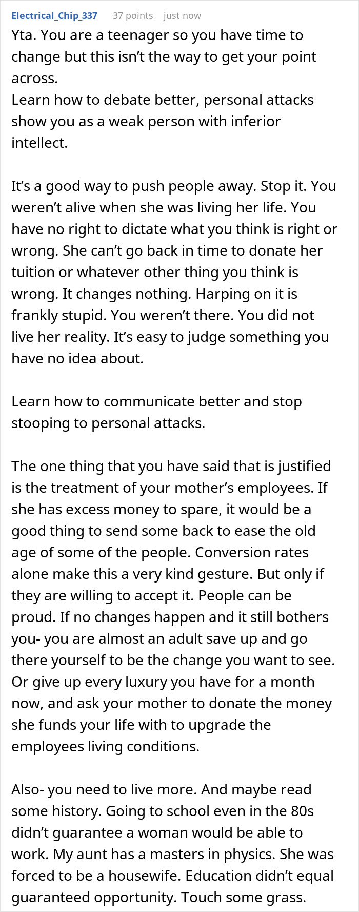 Wealthy Mom Sees House Help As Family Yet Makes Them Stay In Shed, Teen Calls Her Out For Hypocrisy