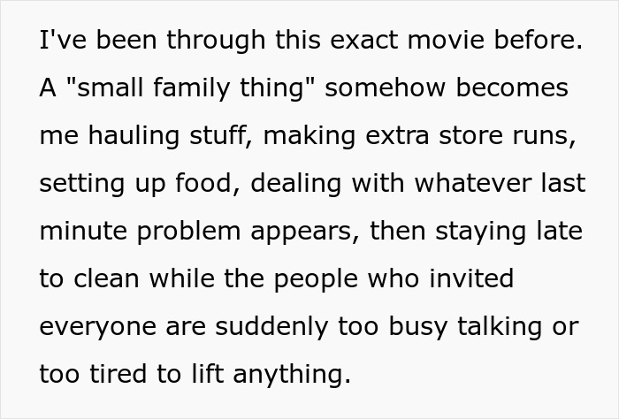 Lady Skips “Relaxed” Fam Event That Secretly Requires Her To Do All The Work, Fam Says She’s Selfish