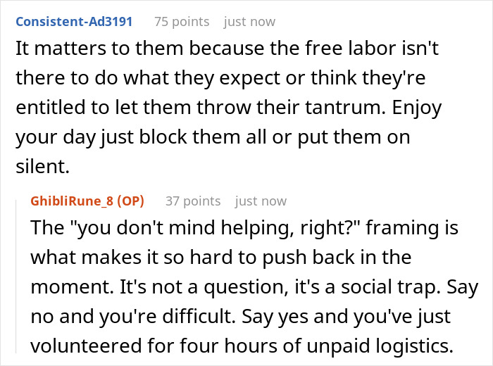 Lady Skips “Relaxed” Fam Event That Secretly Requires Her To Do All The Work, Fam Says She’s Selfish