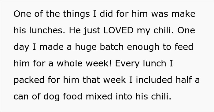 Serial Cheater Has No Clue GF Knows His Dirty Secret, Happily Eats The Chili She Made With Dog Food