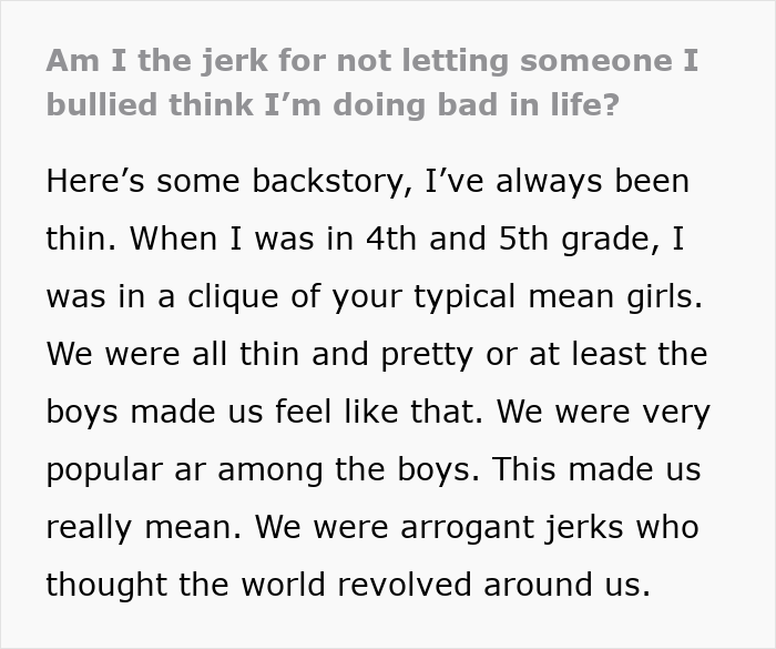 “Bullies Shouldn’t Succeed”: Woman Loses It After Learning Her School Bully Is The Owner Of A Shop “Bullies Shouldn’t Succeed”: Woman Loses It After Learning Her School Bully Is The Owner Of A Shop
