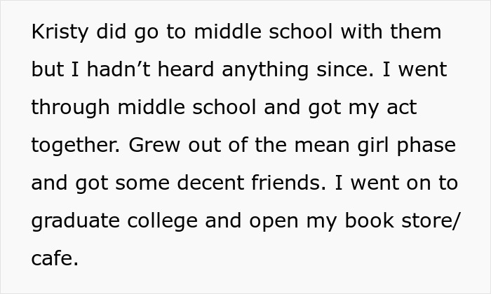 “Bullies Shouldn’t Succeed”: Woman Loses It After Learning Her School Bully Is The Owner Of A Shop “Bullies Shouldn’t Succeed”: Woman Loses It After Learning Her School Bully Is The Owner Of A Shop