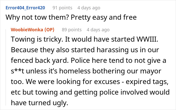 Neighbors Are Getting Evicted After Ignoring Homeowner’s Complaints About Blocked Driveway Neighbors Are Getting Evicted After Ignoring Homeowner’s Complaints About Blocked Driveway