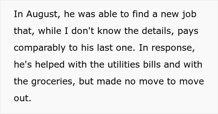 Woman Upset BF’s Friend Won’t Move Out After Finding A Job, Learns The Truth About Their Relationship Woman Upset BF’s Friend Won’t Move Out After Finding A Job, Learns The Truth About Their Relationship