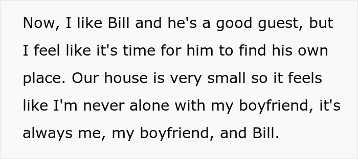 Woman Upset BF’s Friend Won’t Move Out After Finding A Job, Learns The Truth About Their Relationship Woman Upset BF’s Friend Won’t Move Out After Finding A Job, Learns The Truth About Their Relationship
