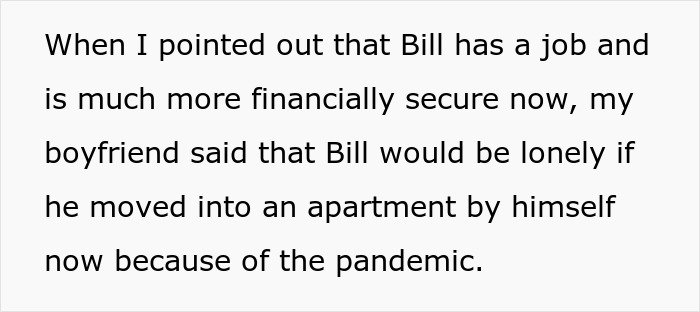 Woman Upset BF’s Friend Won’t Move Out After Finding A Job, Learns The Truth About Their Relationship Woman Upset BF’s Friend Won’t Move Out After Finding A Job, Learns The Truth About Their Relationship