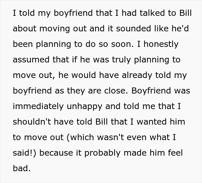 Woman Upset BF’s Friend Won’t Move Out After Finding A Job, Learns The Truth About Their Relationship Woman Upset BF’s Friend Won’t Move Out After Finding A Job, Learns The Truth About Their Relationship