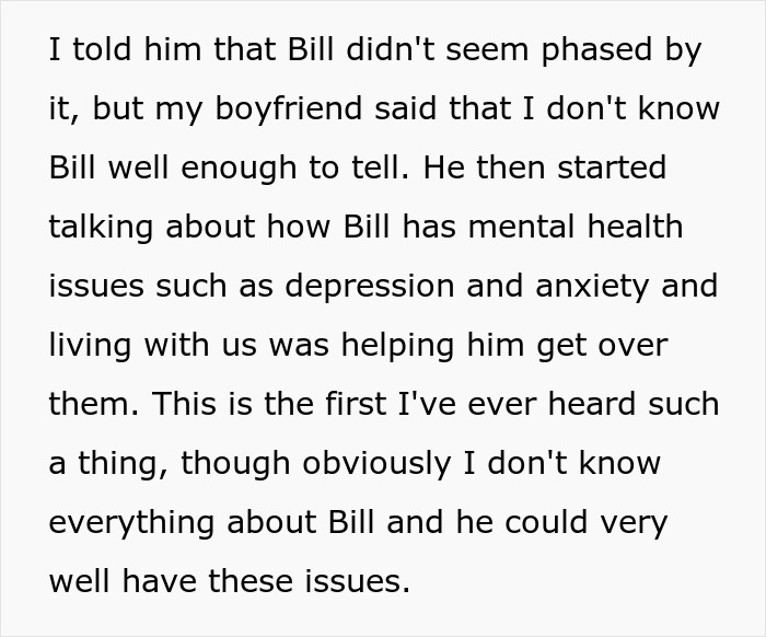 Woman Upset BF’s Friend Won’t Move Out After Finding A Job, Learns The Truth About Their Relationship Woman Upset BF’s Friend Won’t Move Out After Finding A Job, Learns The Truth About Their Relationship