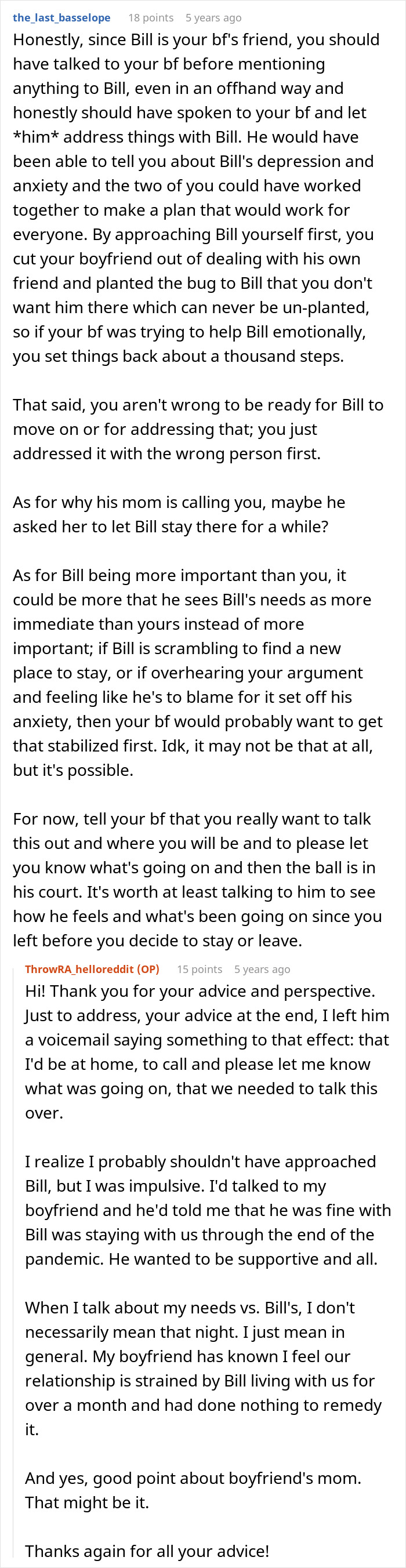 Woman Upset BF’s Friend Won’t Move Out After Finding A Job, Learns The Truth About Their Relationship Woman Upset BF’s Friend Won’t Move Out After Finding A Job, Learns The Truth About Their Relationship