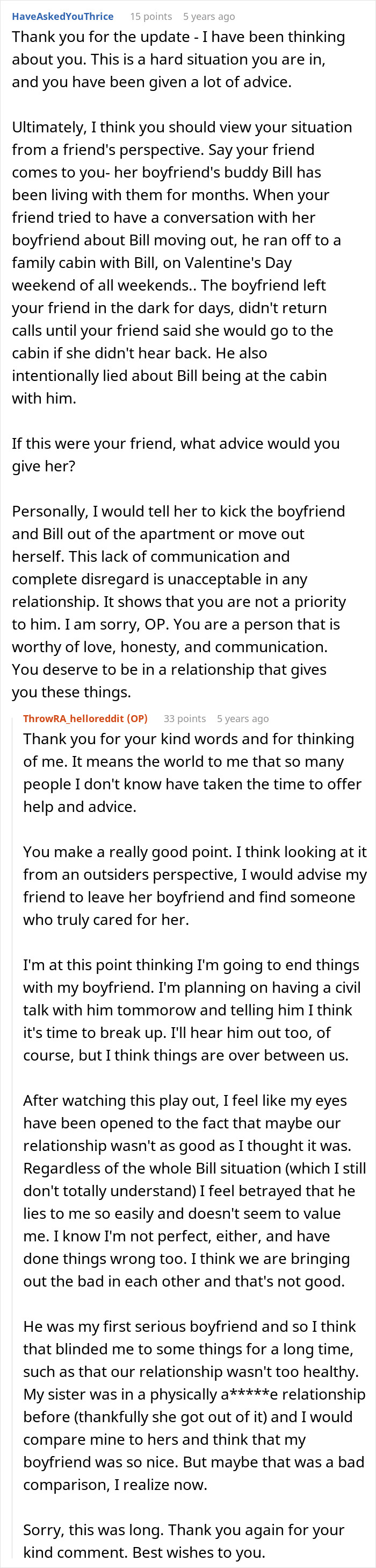 Woman Upset BF’s Friend Won’t Move Out After Finding A Job, Learns The Truth About Their Relationship Woman Upset BF’s Friend Won’t Move Out After Finding A Job, Learns The Truth About Their Relationship