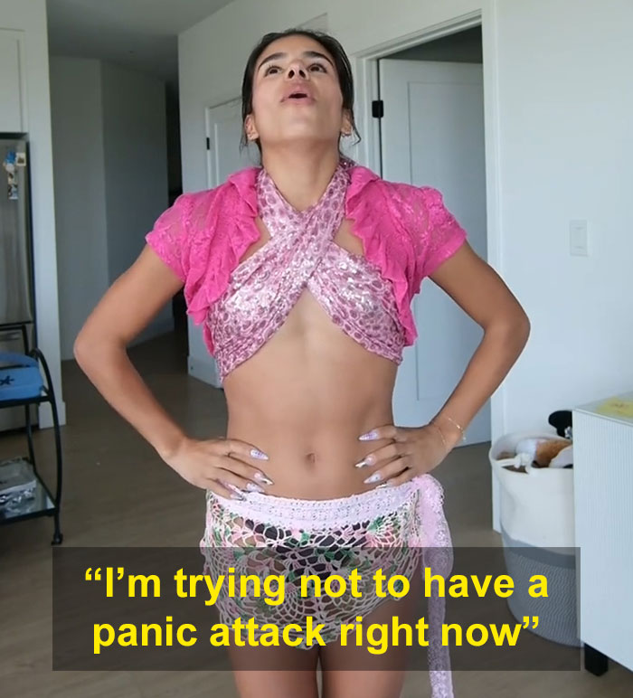 Influencer Spirals Out In Viral Video As She Tries On Stylist’s Bizarre Coachella Outfits Influencer Spirals Out In Viral Video As She Tries On Stylist’s Bizarre Coachella Outfits