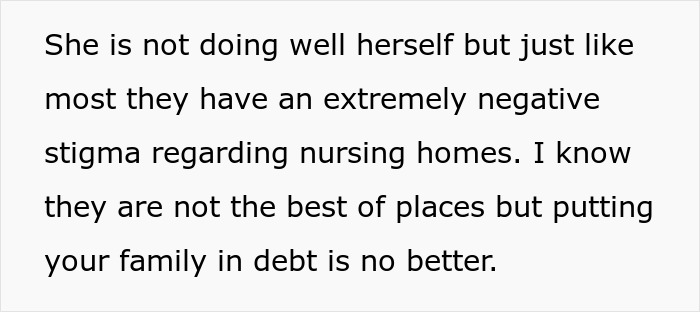 Woman Threatens Divorce If Husband Financially Contributes To His Mother’s Care: “Told Him That Is Nuts” Woman Threatens Divorce If Husband Financially Contributes To His Mother’s Care: “Told Him That Is Nuts”