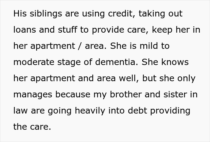 Woman Threatens Divorce If Husband Financially Contributes To His Mother’s Care: “Told Him That Is Nuts” Woman Threatens Divorce If Husband Financially Contributes To His Mother’s Care: “Told Him That Is Nuts”