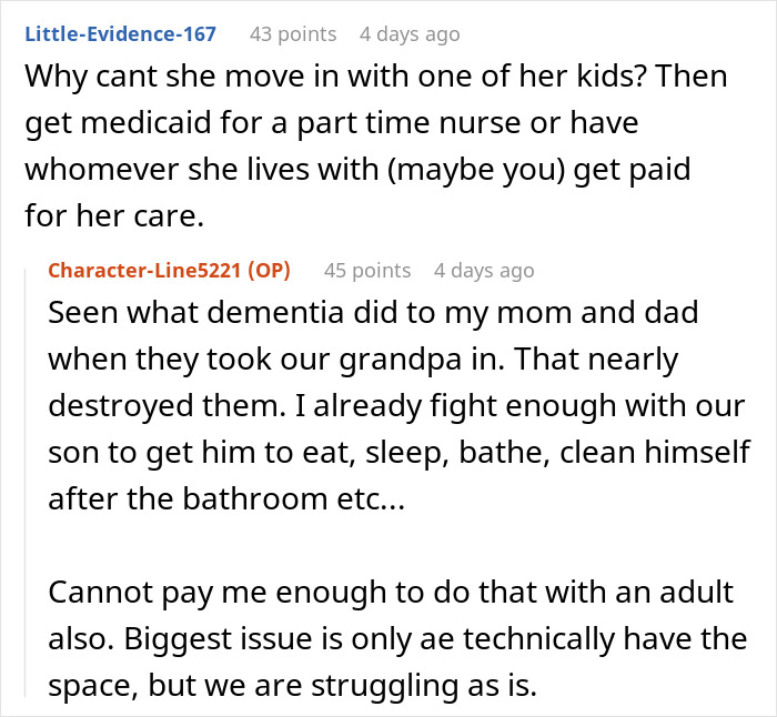 Woman Threatens Divorce If Husband Financially Contributes To His Mother’s Care: “Told Him That Is Nuts” Woman Threatens Divorce If Husband Financially Contributes To His Mother’s Care: “Told Him That Is Nuts”