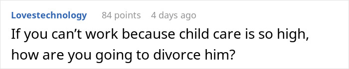 Woman Threatens Divorce If Husband Financially Contributes To His Mother’s Care: “Told Him That Is Nuts” Woman Threatens Divorce If Husband Financially Contributes To His Mother’s Care: “Told Him That Is Nuts”