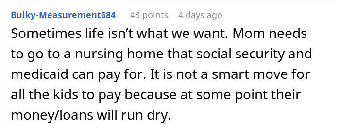 Woman Threatens Divorce If Husband Financially Contributes To His Mother’s Care: “Told Him That Is Nuts” Woman Threatens Divorce If Husband Financially Contributes To His Mother’s Care: “Told Him That Is Nuts”