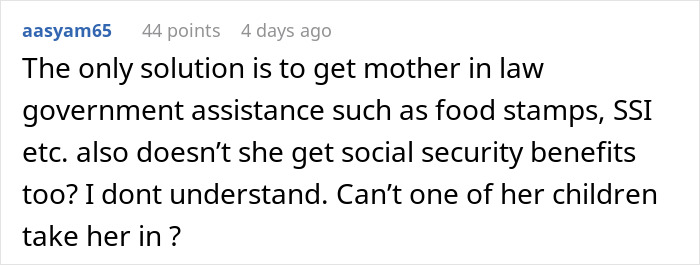 Woman Threatens Divorce If Husband Financially Contributes To His Mother’s Care: “Told Him That Is Nuts” Woman Threatens Divorce If Husband Financially Contributes To His Mother’s Care: “Told Him That Is Nuts”