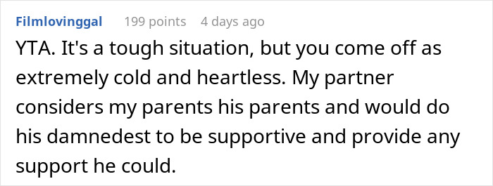 Woman Threatens Divorce If Husband Financially Contributes To His Mother’s Care: “Told Him That Is Nuts” Woman Threatens Divorce If Husband Financially Contributes To His Mother’s Care: “Told Him That Is Nuts”