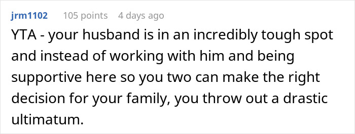Woman Threatens Divorce If Husband Financially Contributes To His Mother’s Care: “Told Him That Is Nuts” Woman Threatens Divorce If Husband Financially Contributes To His Mother’s Care: “Told Him That Is Nuts”
