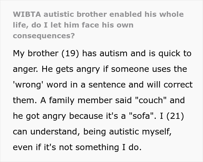 Guy Spends Years Driving Autistic Brother Everywhere, Hits His Limit When Gratitude Never Comes