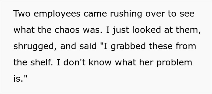 Scalper Tries To Cuss Out Lady For Taking Her Bulk Items, Gets Banned From Store And Taken By Police