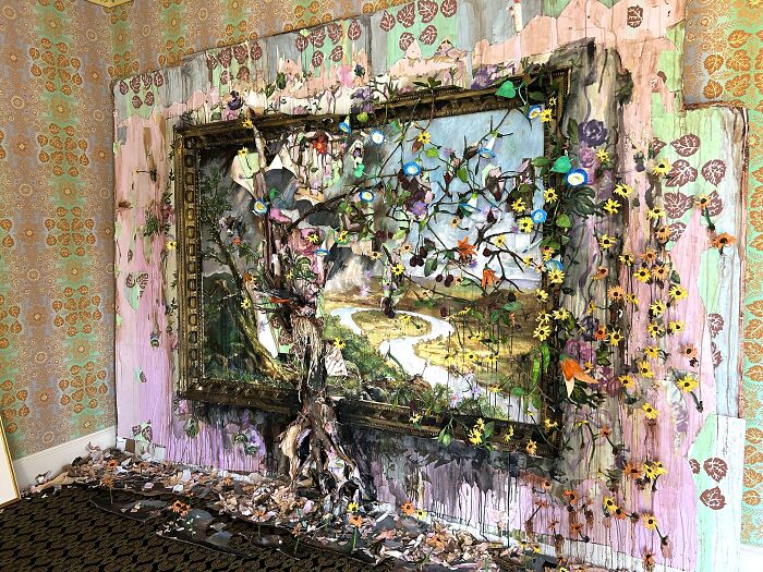 This Artist Turns Beautiful Paintings Into Haunting Ruins Of Memory (30 Pics) This Artist Turns Beautiful Paintings Into Haunting Ruins Of Memory (30 Pics)