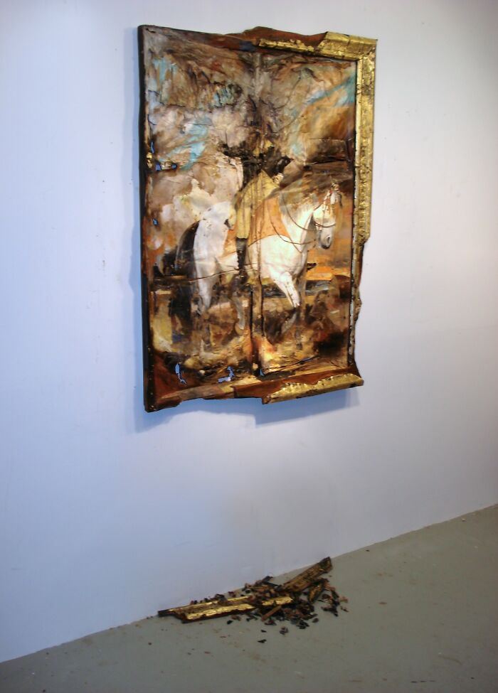 This Artist Turns Beautiful Paintings Into Haunting Ruins Of Memory (30 Pics) This Artist Turns Beautiful Paintings Into Haunting Ruins Of Memory (30 Pics)