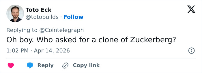 &ldquo;Like A Horror Movie&rdquo;: Meta Faces Backlash Over Plan To Create Photoreal AI Clone Of Mark Zuckerberg