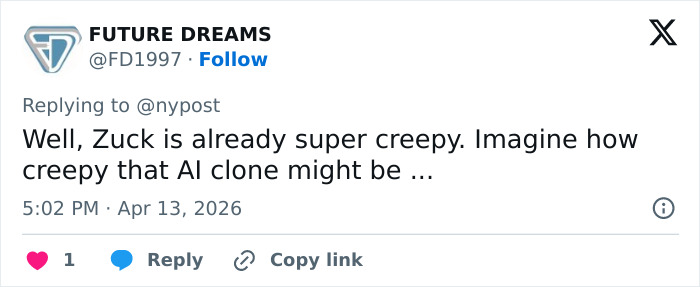 &ldquo;Like A Horror Movie&rdquo;: Meta Faces Backlash Over Plan To Create Photoreal AI Clone Of Mark Zuckerberg