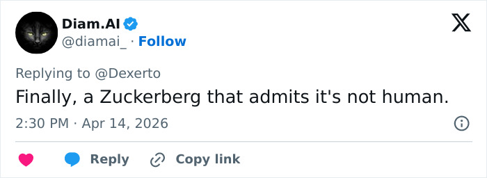 &ldquo;Like A Horror Movie&rdquo;: Meta Faces Backlash Over Plan To Create Photoreal AI Clone Of Mark Zuckerberg