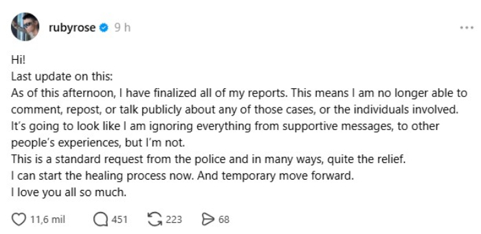 “I Can Start The Healing Process Now”: After Making Grave Accusations Against Katy Perry, Ruby Rose Gives New Update On Case “I Can Start The Healing Process Now”: After Making Grave Accusations Against Katy Perry, Ruby Rose Gives New Update On Case