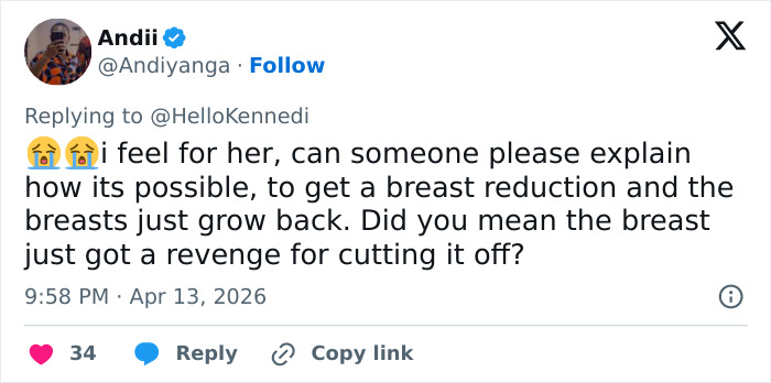 Woman&rsquo;s Breasts Regrow After Undergoing Reduction, Leaving Internet Baffled