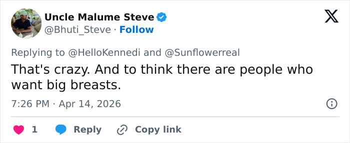 Woman&rsquo;s Breasts Regrow After Undergoing Reduction, Leaving Internet Baffled