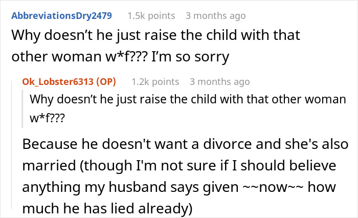 Delusional Husband Thinks He Can Ask Wife To Raise His Affair Child And She’ll Agree Delusional Husband Thinks He Can Ask Wife To Raise His Affair Child And She’ll Agree