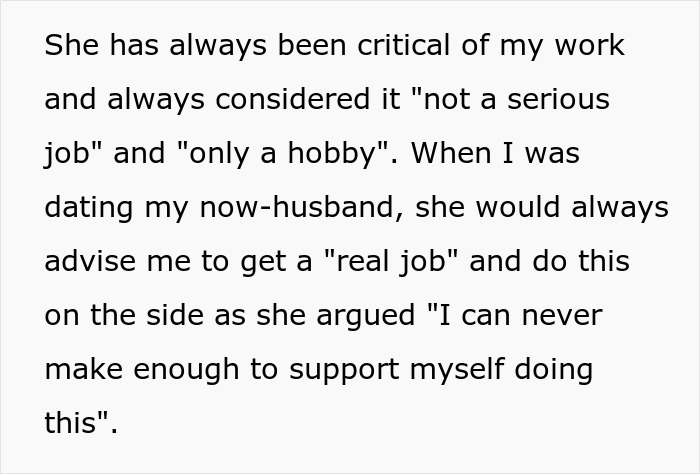 MIL Demands Free Painting From Woman She Constantly Made Fun Of: “It’s Not A Serious Job”