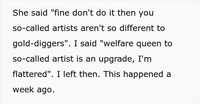 MIL Demands Free Painting From Woman She Constantly Made Fun Of: “It’s Not A Serious Job”