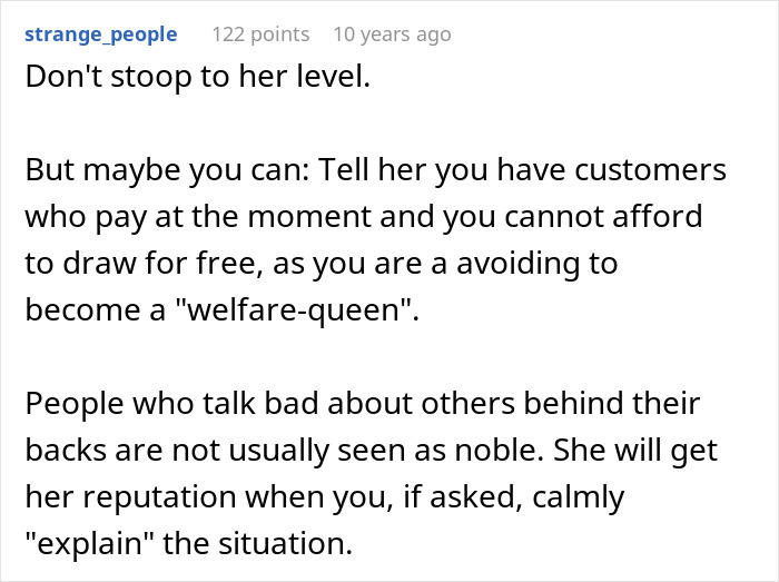 MIL Demands Free Painting From Woman She Constantly Made Fun Of: “It’s Not A Serious Job”