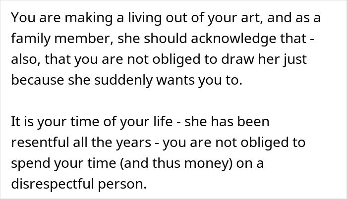 MIL Demands Free Painting From Woman She Constantly Made Fun Of: “It’s Not A Serious Job”
