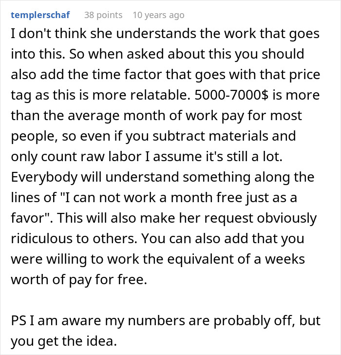 MIL Demands Free Painting From Woman She Constantly Made Fun Of: “It’s Not A Serious Job”