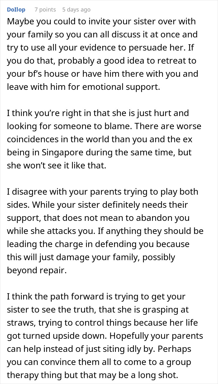 Woman Accused Of Sleeping With Sister&rsquo;s Fianc&eacute; Over A Coincidence, Can&rsquo;t Change Family&rsquo;s Mind